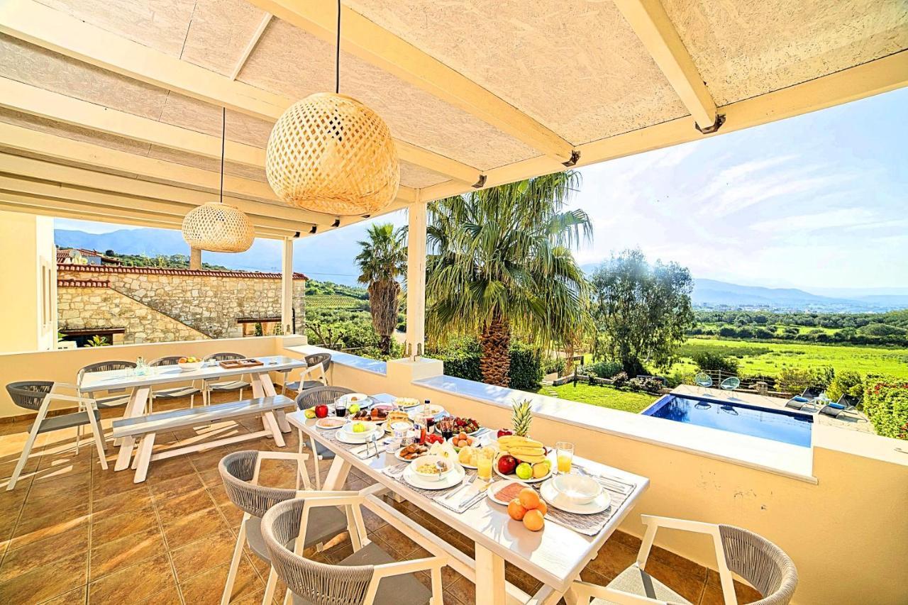 Cretan Mansion With Heated Swimming Pool Villa Jeorjoúpoli Eksteriør bilde