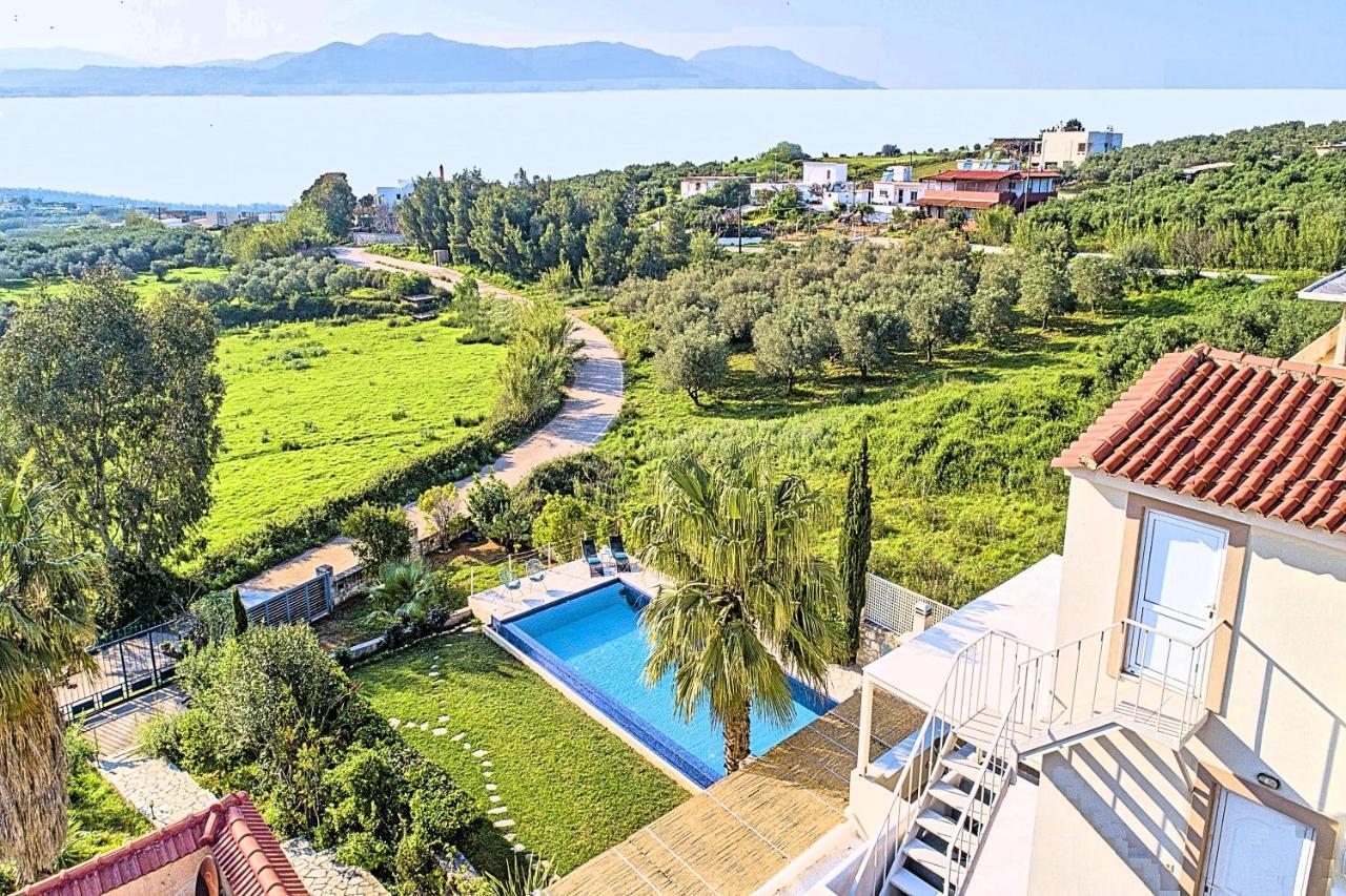 Cretan Mansion With Heated Swimming Pool Villa Jeorjoúpoli Eksteriør bilde