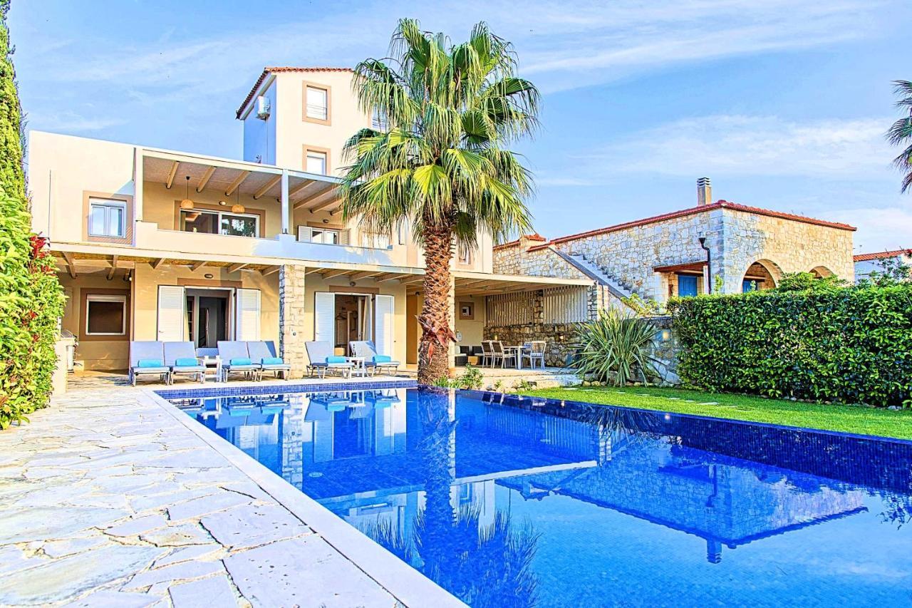 Cretan Mansion With Heated Swimming Pool Villa Jeorjoúpoli Eksteriør bilde